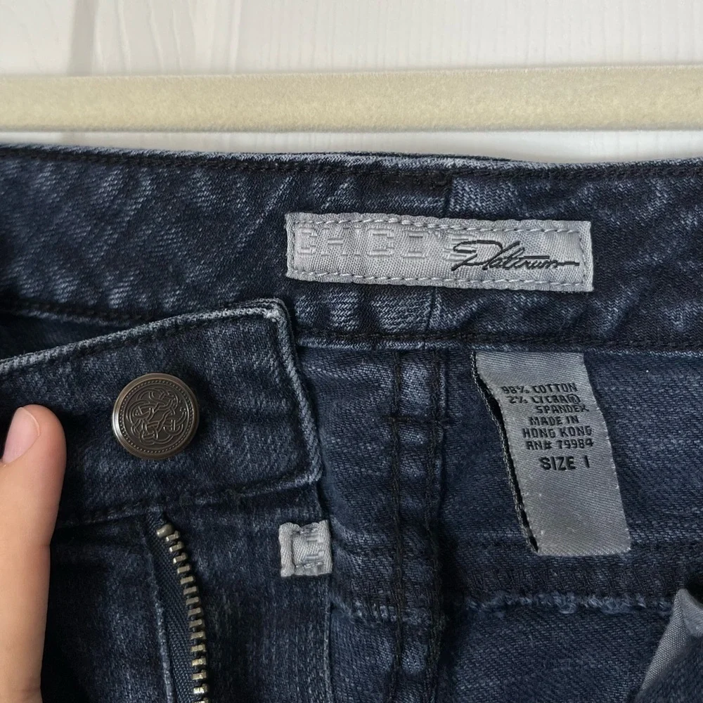 Chico’s Platinum Raleigh W Crop Stretch Denim Jeans